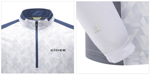 자외선 차단 기능을 자랑하는 아이더의 쿨링 티셔츠. 출처=아이더