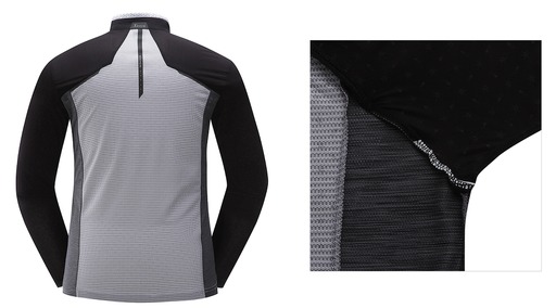 항균 소취(악취를 없앰) 기능을 자랑하는 아이스 티셔츠. 출처=아이더