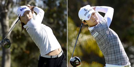 고진영(왼쪽). 박성현