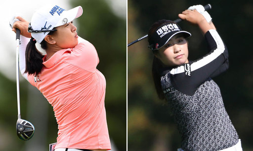 김세영(왼쪽), 이정은