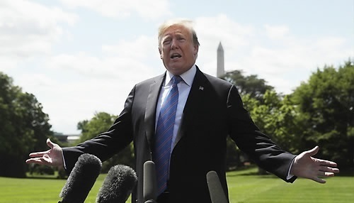 도널드 트럼프 미국 대통령. AP=연합뉴스.