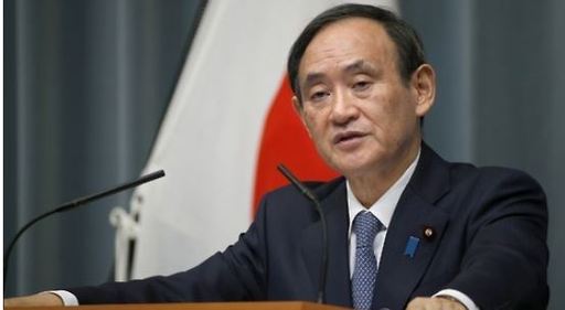 스가 일본 관방장관 AP=연합뉴스
