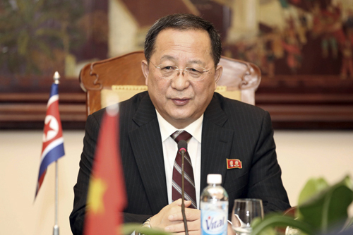 리용호 북한 외무상