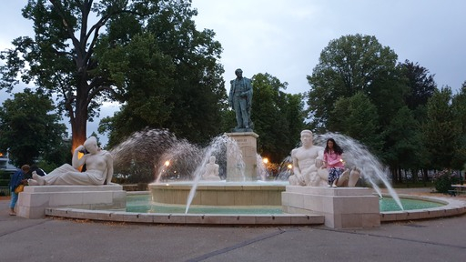 알자스 콜마르 셩드 막쓰공원 분수