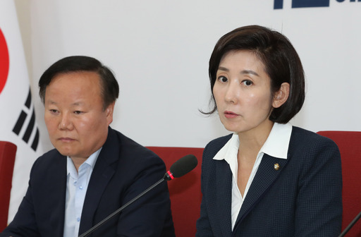 나경원 자유한국당 원내대표. 연합뉴스