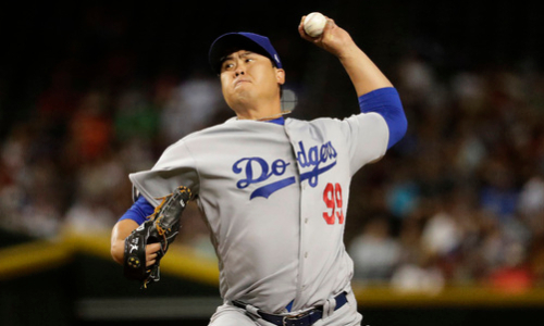 류현진. AP=연합뉴스