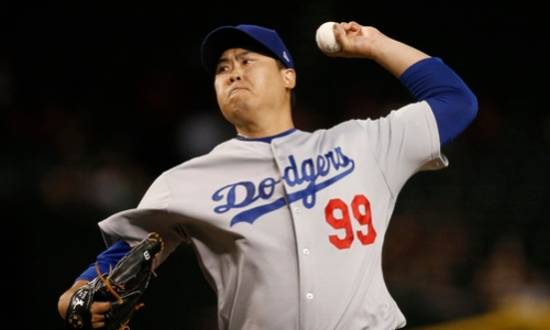 류현진. 피닉스 AP=연합뉴스