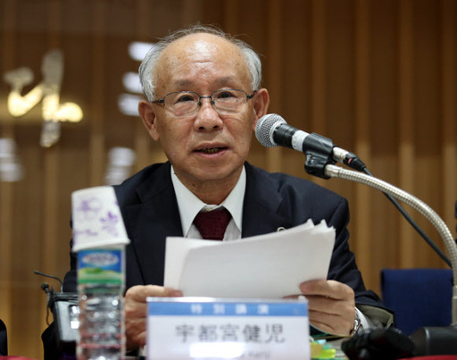 우츠노미야 겐지 변호사(전 일본변호사연합회 회장) 사진=뉴시스