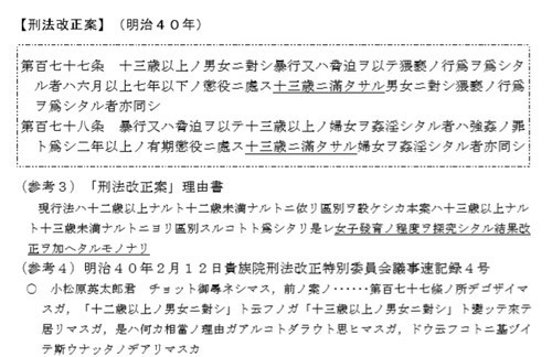 일본 법무성의 ‘성교 동의 연령에 관한 논의 경위 등’이란 문건을 보면 1907년 일본 정부는 ‘여자의 발육 정도’ 등을 근거로 기존 12살이었던 의제강간 연령을 13살로 높인 것으로 나와 있다. 이 기준이 1953년 우리나라에 넘어왔다는 것이 ‘정설’로 통한다. 이창수 기자