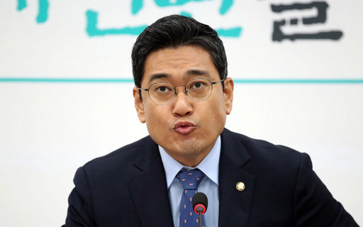 바른미래당 오신환 원내대표가 원내대책회의에서 발언하고 있다. 연합뉴스