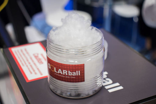 태양광 발열 소재 ‘쏠라볼’. 출처=벤텍스코리아