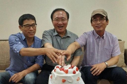 (사진 왼쪽부터) 진중권 전 동양대 교수, 고(故) 노회찬 정의당 의원, 유시민 노무현재단 이사장. 온라인커뮤니티