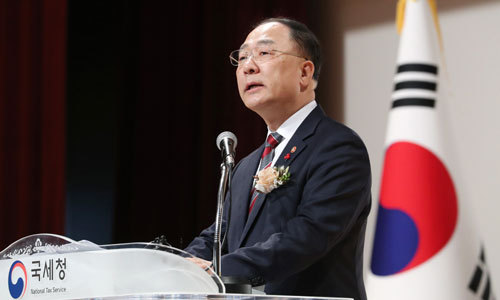 홍남기 경제부총리 겸 기획재정부 장관. 연합뉴스