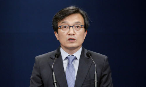 김의겸 청와대 대변인. 연합뉴스