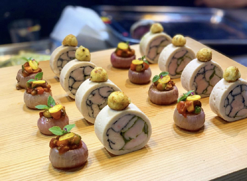 수비드한 치킨 롤라드