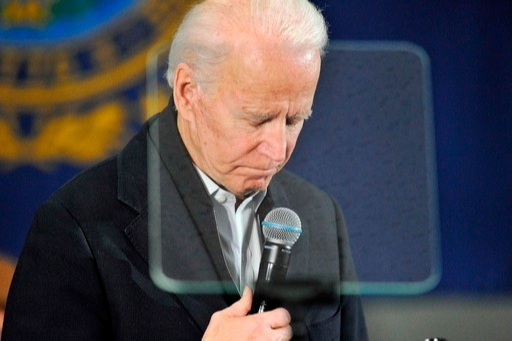 조 바이든 전 부통령. 콘코드 AFP=연합뉴스