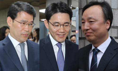 신광렬·성창호·조의연 부장판사. 연합뉴스