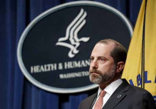 알렉스 에이자 미국 보건부 장관. AP연합
