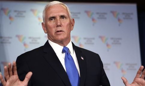 마이크 펜스 미국 부통령. AP연합