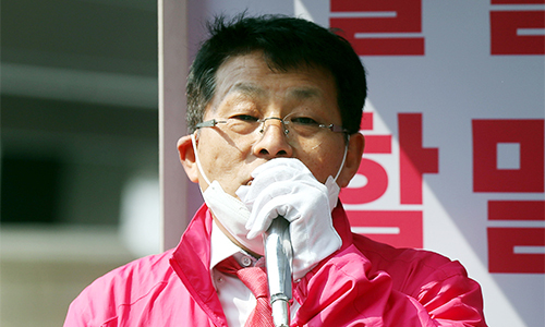 미래통합당 차명진 후보. 연합뉴스