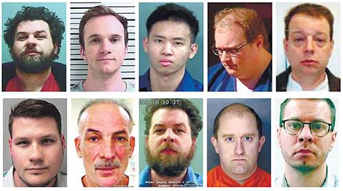 W2V사건 주요 검거자들… 아동성범죄자 신상 적극 공개하는 미국 미국 언론과 머그샷 공개 웹사이트 등에 올라있는 ‘W2V’ 사건 미국 검거자들의 얼굴. 지난해 미국 법무부는 W2V 운영자 손정우 등 주요 검거자 36명의 실명과 나이, 주거지, 혐의 등을 온라인에 공개했다. 미국은 아동성범죄자의 여죄를 파악하고 사회적 경각심을 높이기 위해 신상을 공개하는 경우가 많다. 미국 언론 등 종합