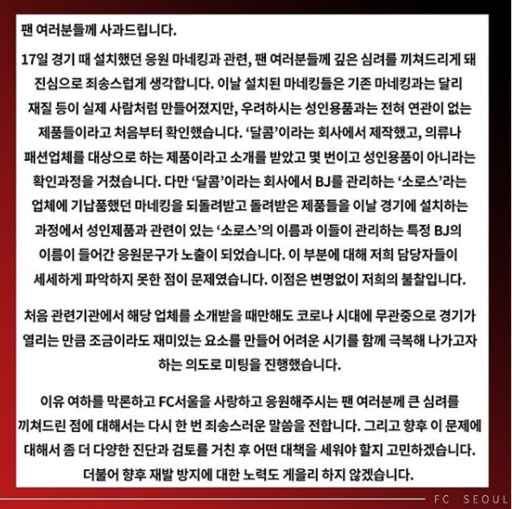 사진=FC서울 SNS 캡처