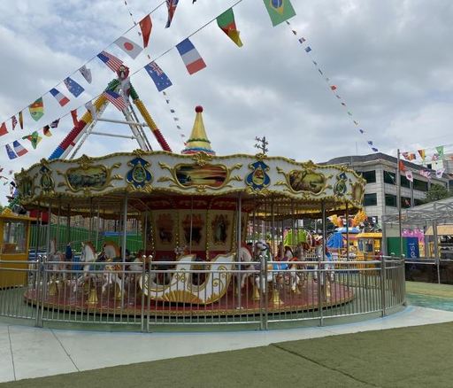 배우 임채무가 재개장한 경기도 양주시 장흥면 소재 놀이공원 두리랜드 내 시설. 양주=연합뉴스