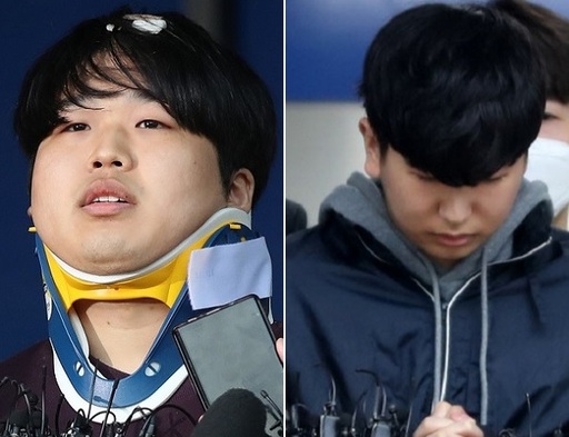 미성년자 성착취물을 제작·유포한 텔레그램 ‘박사방’ 사건으로 구속된 운영자 조주빈(왼쪽)과 강훈. 연합뉴스