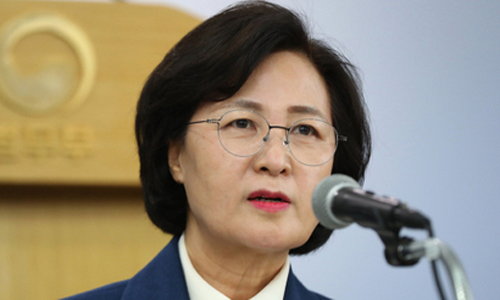 추미애 법무부 장관. 연합뉴스