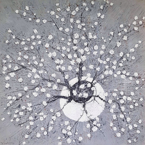 전병현 달항아리(한지부조)