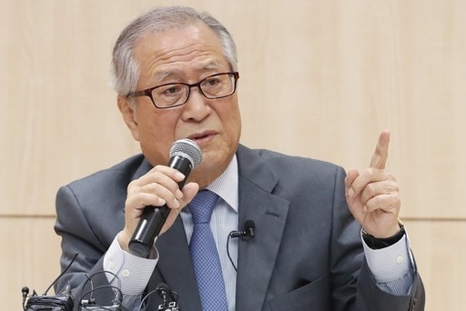 정세현 민주평화통일자문회의 수석부의장. 연합뉴스