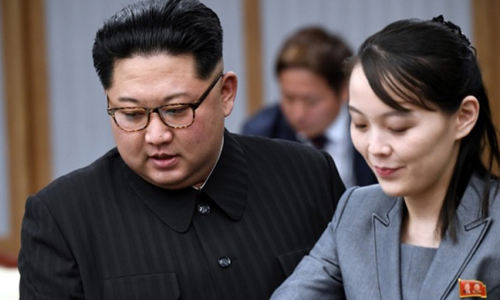 북한에서 ‘최고존엄’으로 통하는 김정은 국무위원장(왼쪽)과 그 여동생인 김여정 노동당 제1부부장. 뉴스1