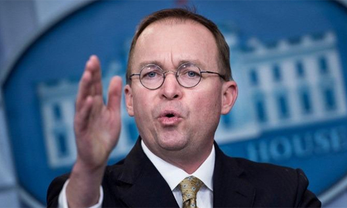 믹 멀베이니 전 백악관 비서실장 대행. AFP연합뉴스