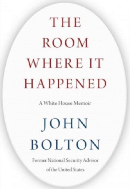 존 볼턴 전 백악관 국가안보보좌관이 출간할 예정인 회고록 ‘그것이 일어난 방’ 표지. 온라인 캡처