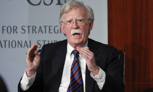 존 볼턴 전 국가안보보좌관. 워싱턴=AP연합뉴스