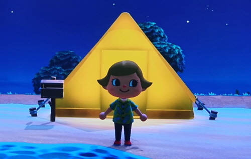 닌텐도 스위치 열풍에는 인기 게임이 자리 잡고 있다. 사진은 기자가 만든 동물의 숲 캐릭터.