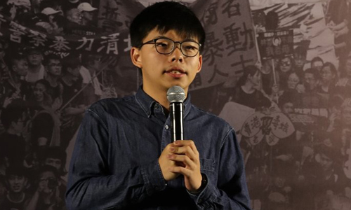 홍콩의 대표적 민주화 인사인 조슈아 웡. 연합뉴스