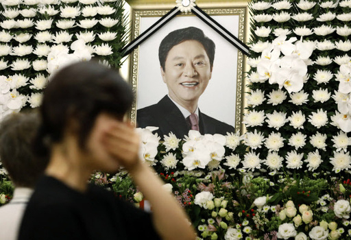 지난 2019년 7월17일 서울 서대문구 세브란스병원 장례식장에 마련된 정두언 전 의원의 빈소. 연합뉴스