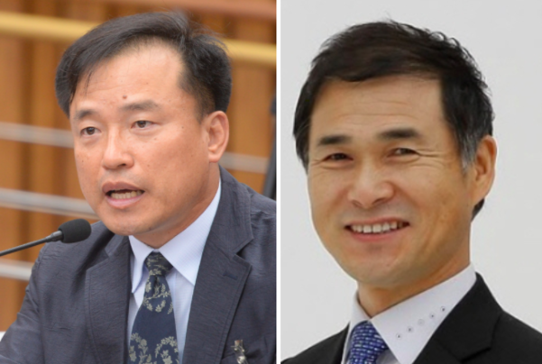 더불어민주당이 13일 고위공직자범죄수사처(공수처) 처장을 위한 여당 몫 후보추천위원에 김종철 연세대 법학전문대학원 교수(54), 장성근 전 경기중앙변호사회 회장(59)을 선정했다. 김종철 연세대 교수(왼쪽), 장성근 전 경기중앙변호사회 회장. 뉴시스·연합뉴스