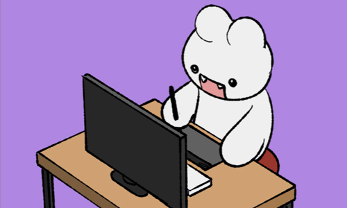 웹툰 ‘만찢남녀’ 님니 작가가 그린 자화상. 네이버웹툰 제공