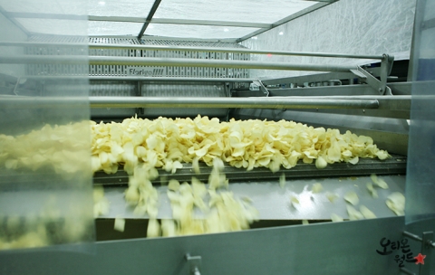 포카칩 생산과정/오리온