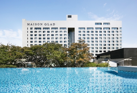 메종 글래드 제주의 인피니티 풀./메종 글래드 제주