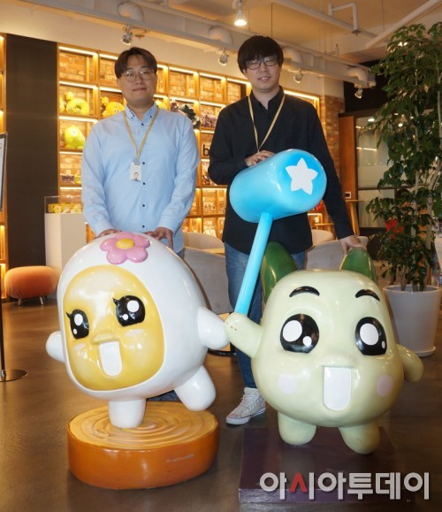 정언산 넷마블엔투 개발PD, 이정한 기획팀장.