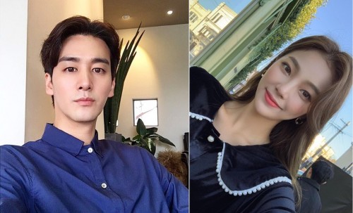 배우 오창석과 모델이 이채은 SNS에 게재된 사진. /오창석·이채은 인스타그램