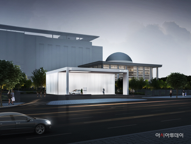 국회 수소충전소 조감도/제공 = 현대자동차