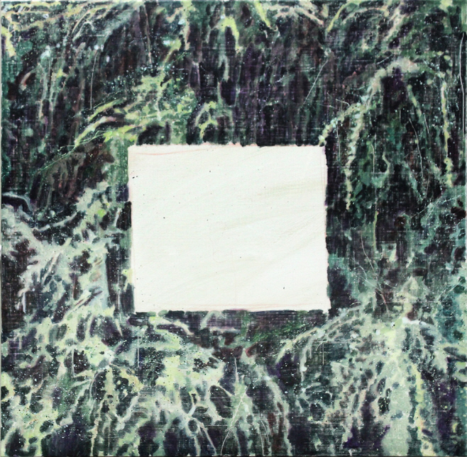 풀과 풀 사이(60x60cm Acrylic on canvas 2019)