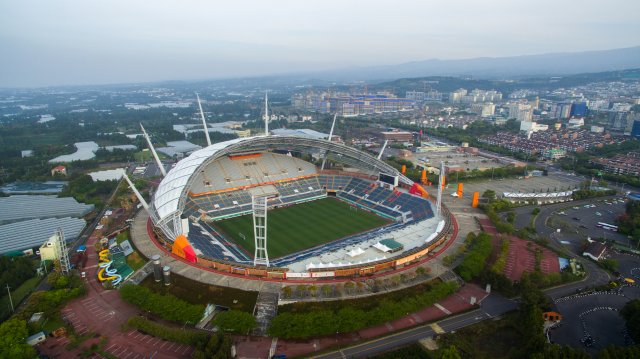 ‘서귀포시의 자랑’ 제주월드컵경기장. 서귀포시 제공.