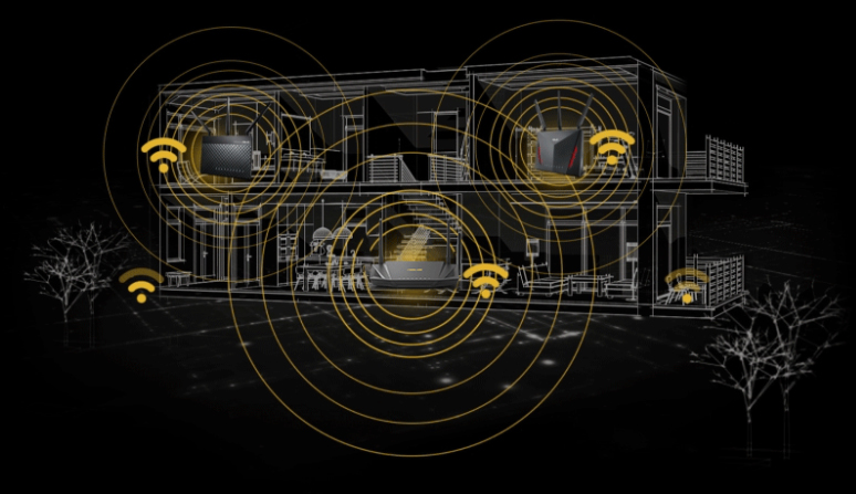 AiMesh 기능을 지원해 보다 넓은 Wi-Fi 커버리지를 구성할 수 있다.