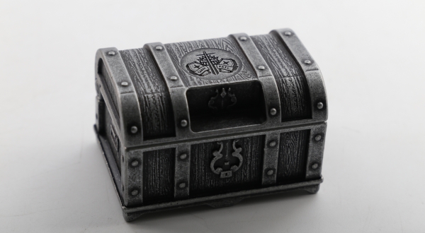 보물상자 모양의 키캡 케이스는 리듬 게임보다 RPG 게임에 더 적합할 것으로 보인다.