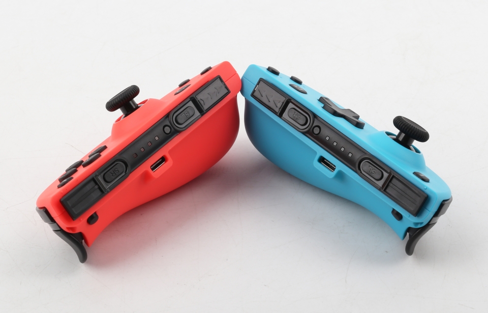 조이콘 안쪽에는 별도 충전을 위한 USB Type-C 단자가 있다.